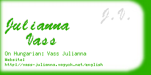 julianna vass business card